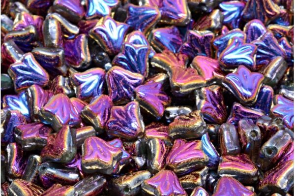 Lily Flower Beads 9x9mm - Image 1