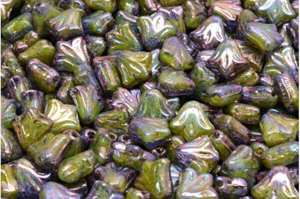 Lily Flower Beads 9x9mm - Image 1