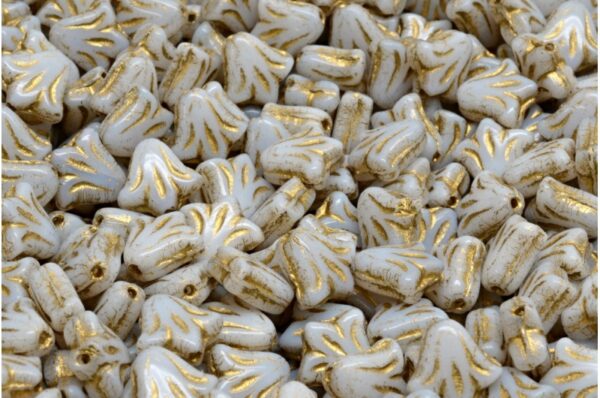 Lily Flower Beads 9x9mm - Image 1