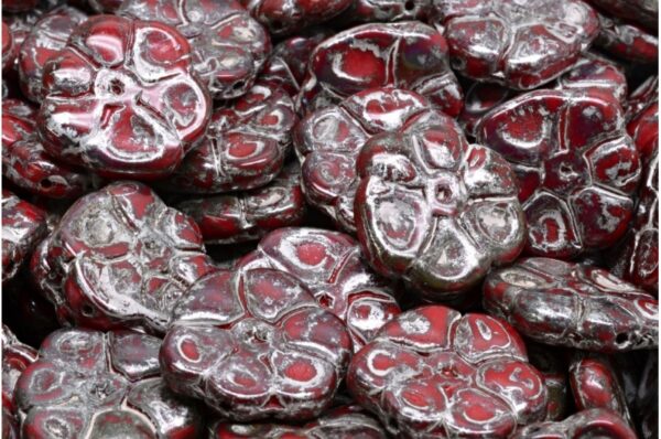Primrose flower beads 15x15mm - Imagen 1