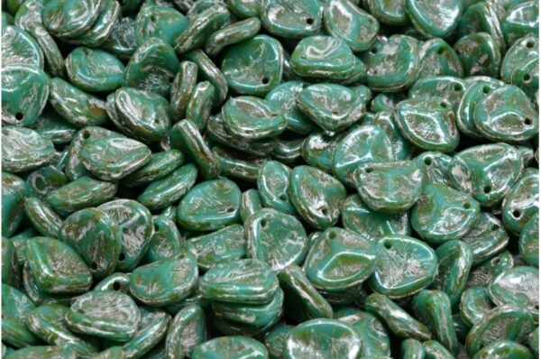 Rose Petal Beads 8x7mm - Image 1