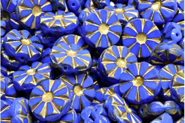 TCB Sunflower Beads 12x12mm - Image 1