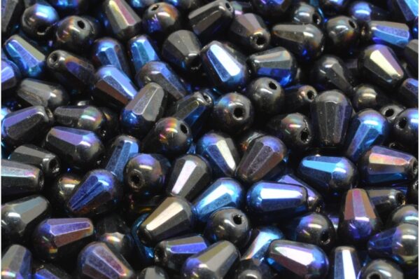 Firepolished Drop Beads 8x6mm - Image 1