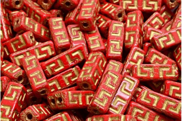 Celtic Block Beads 15x5mm Large hole - Imagen 1