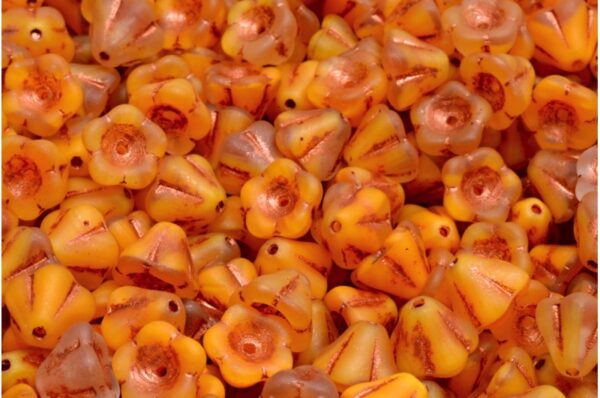 Bell Flower Beads 6x8mm - Imagen 1
