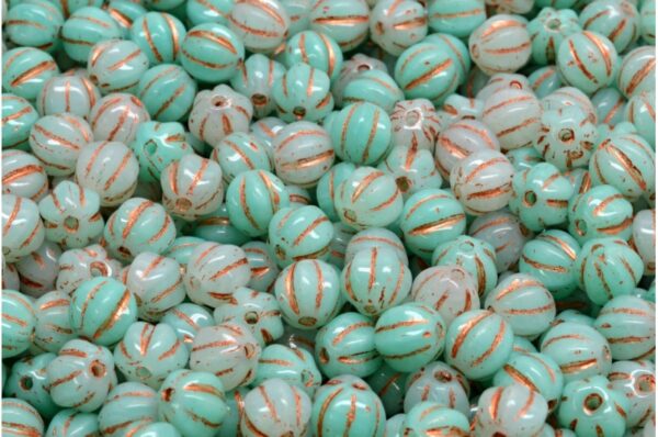 Melon Beads 6x6mm - Imagen 1