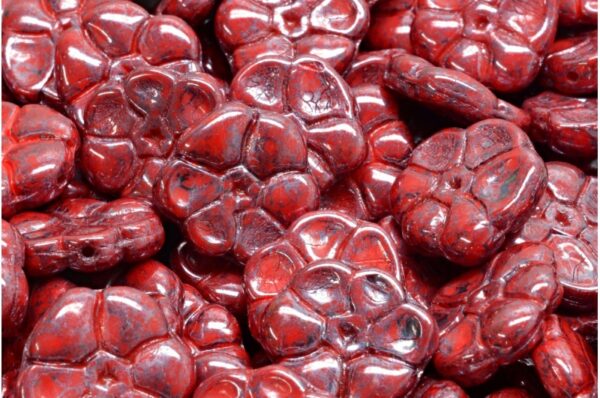 Primrose flower beads 15x15mm - Image 1