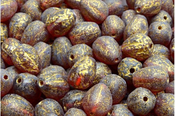 Drop Melon Beads 11x9mm - Image 1