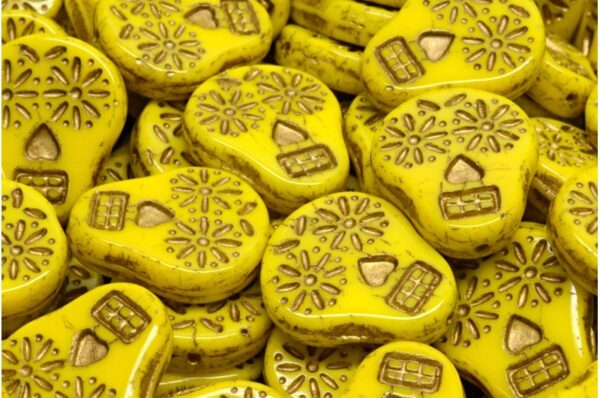 Sugar Skull Beads 20x16mm - Imagen 1