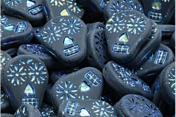 Sugar Skull Beads 20x16mm - Image 1