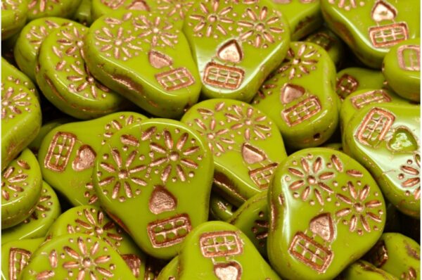 Sugar Skull Beads 20x16mm - Imagen 1