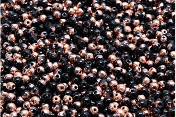 Round Druck Beads 3mm - Image 1