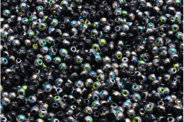Round Druck Beads 3mm - Image 1