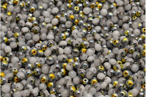 Round Druck Beads 3mm - Image 1