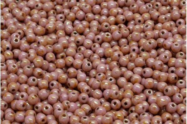 Round Druck Beads 3mm - Image 1