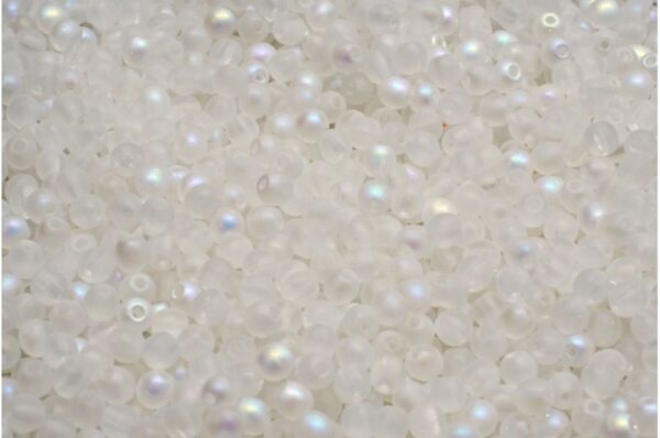 Round Druck Beads 3mm - Image 1