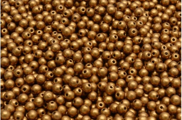 Round Druck Beads 3mm - Image 1