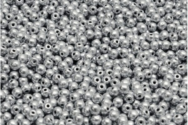 Round Druck Beads 3mm - Image 1