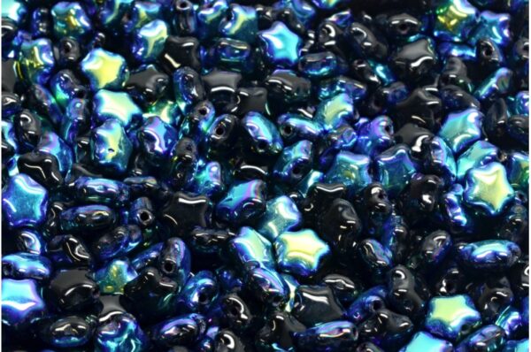 Flat Star Beads 6x6mm - Image 1
