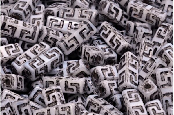 Celtic Block Beads 15x5mm Large hole - Imagen 1