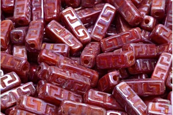 Celtic Block Beads 15x5mm Large hole - Imagen 1