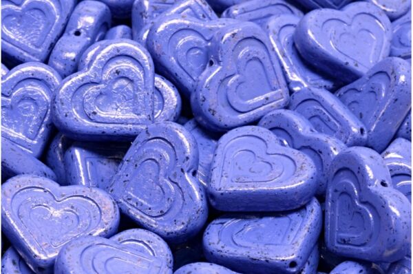 Heart In Heart Beads 14x16mm - Imagen 1