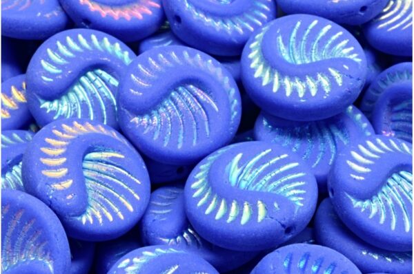 Fossil Coin Beads 19x19mm - Image 1