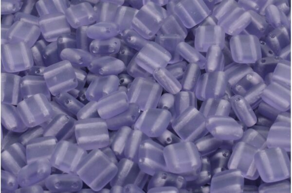 2 Holes Pressed Tile Beads 6x6mm - Image 1