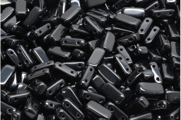 2 Hole Brick Beads 4x8mm - Image 1