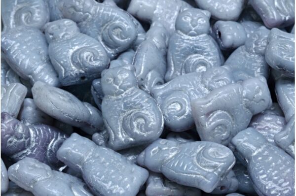 Cat beads 17x11mm - Image 1