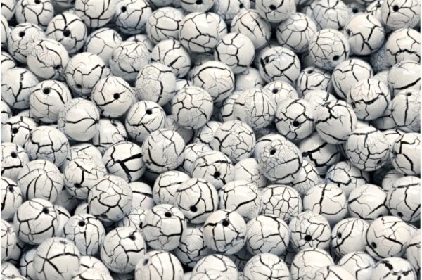 Round Druck Beads 6mm - Imagen 1