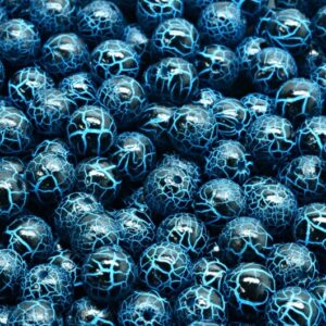 Round Druck Beads 6mm