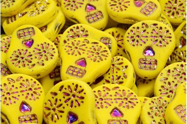Sugar Skull Beads 20x16mm - Imagen 1
