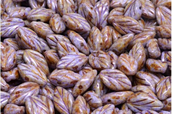 Beech Leaf Beads 7x11mm - Imagen 1