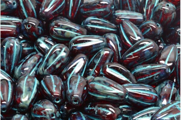 Drop Melon Beads 13x8mm - Image 1