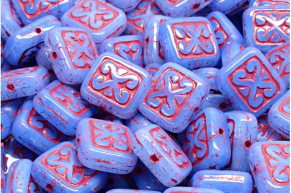Ornamental Cushion Beads 11x12mm - Image 1