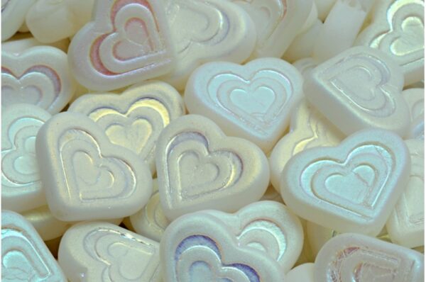 Heart In Heart Beads 14x16mm - Imagen 1
