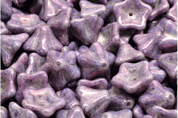 Petunia Flower Beads 8x13mm - Image 1