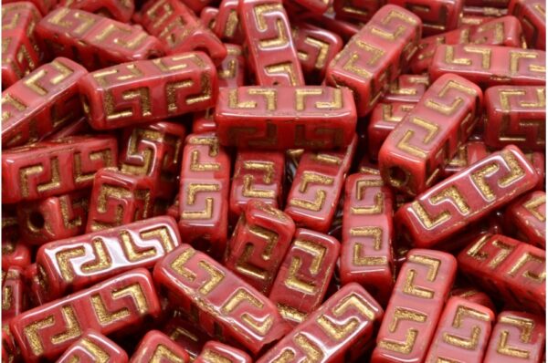 Celtic Block Beads 15x5mm Large hole - Imagen 1