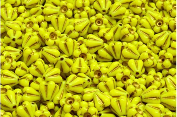 Bell Flower Beads 4x6mm - Image 1