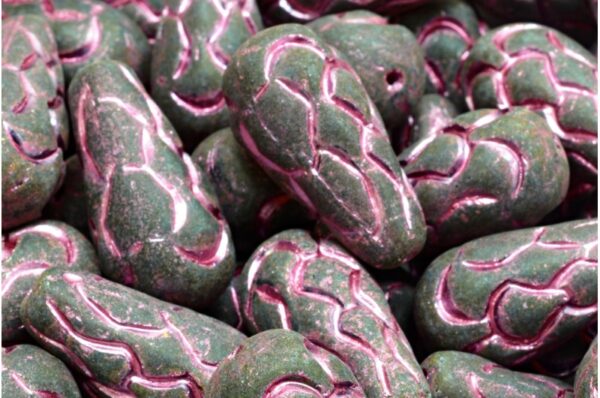 Pinecone Drop Beads 25x12mm - Image 1