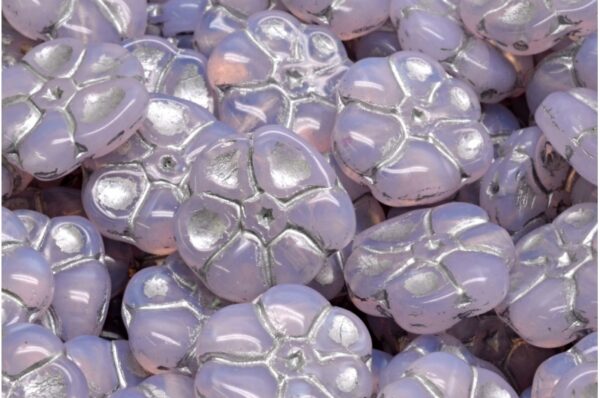 Primrose flower beads 15x15mm - Image 1