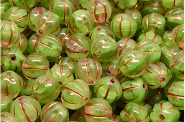 Melon Beads 8x8mm - Imagen 1