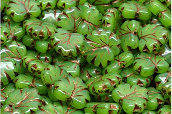 Maple Leaf Beads 13x11mm - Image 1