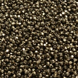 Firepolished Round Beads 2mm