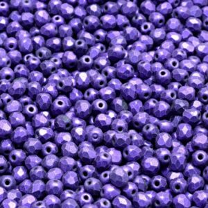 Firepolished Round Beads 3mm