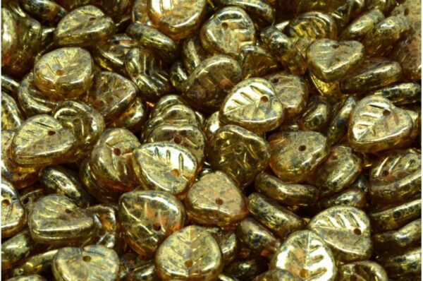 Birch Leaf Beads 9x9mm - Image 1