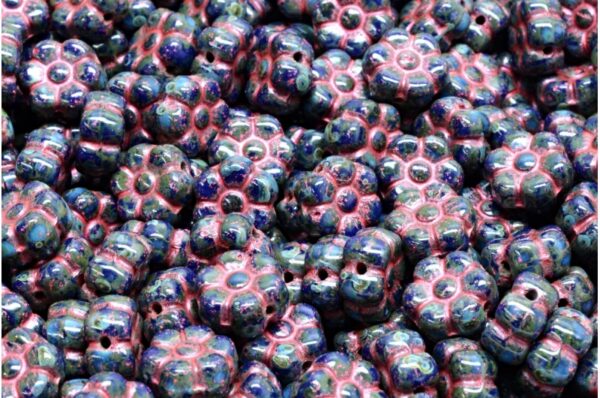 Flat Flower Beads 8x8mm - Imagen 1