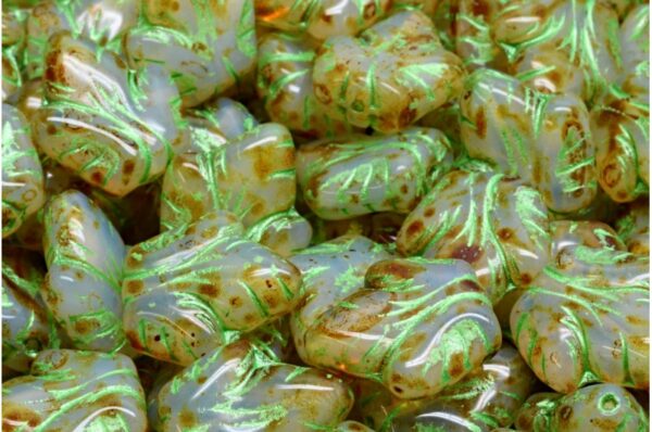 Grape Leaf Beads 16x14mm - Image 1