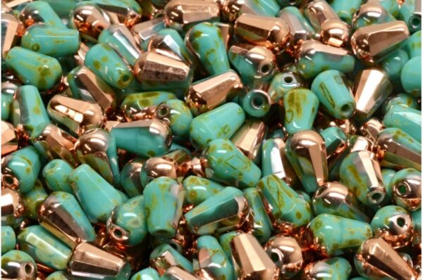 Firepolished Drop Beads 8x6mm - Imagen 1